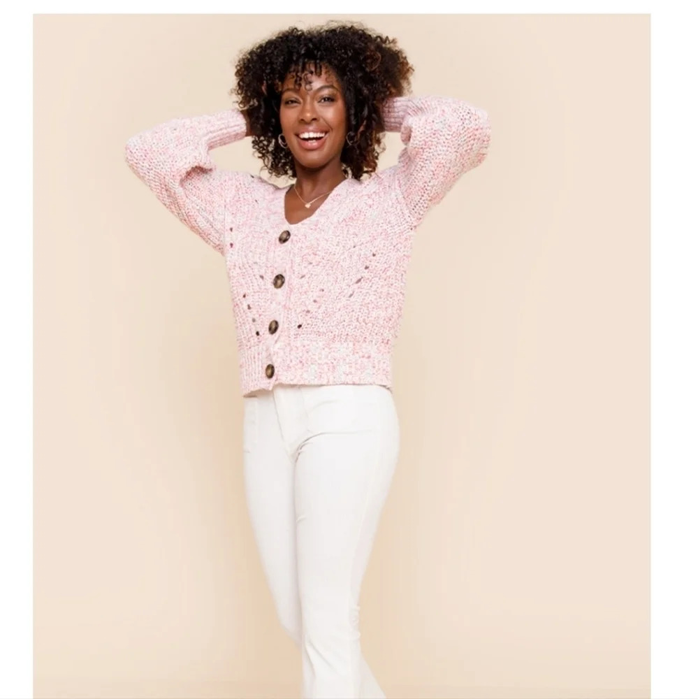 Cupcake Cara Balloon Sleeve Cardigan - Picture 2 of 8